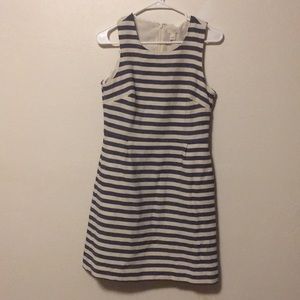 Jcrew nautical stripe dress
